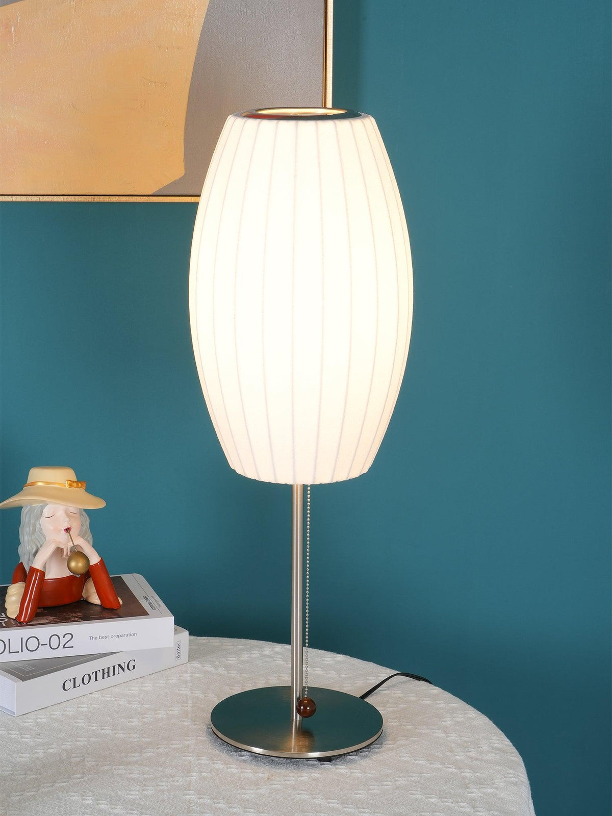 Lampa stołowa Solisive ze stali artystyczna