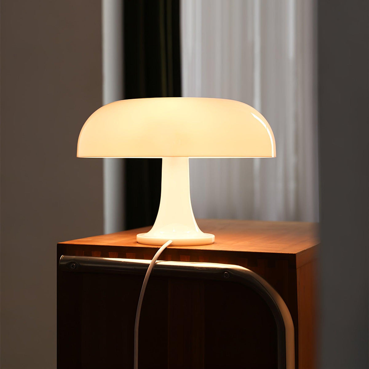 Orelielia zabawna retro lampa stołowa