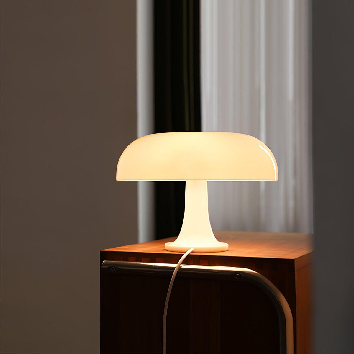 Orelielia zabawna retro lampa stołowa