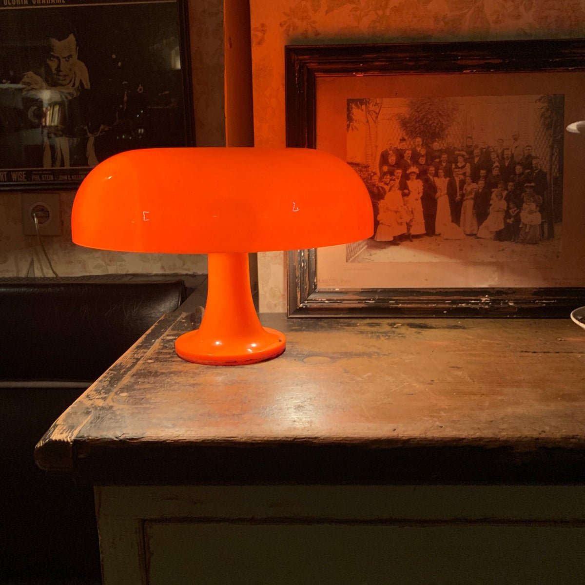 Orelielia zabawna retro lampa stołowa