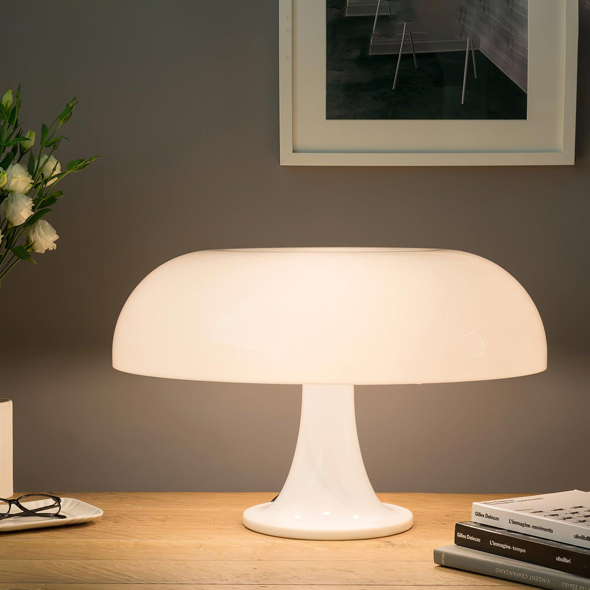 Orelielia zabawna retro lampa stołowa