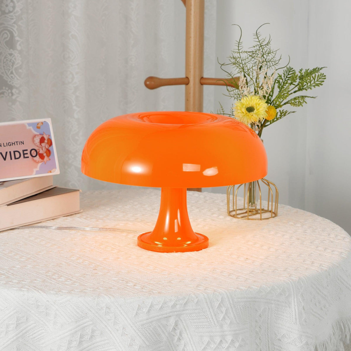 Orelielia zabawna retro lampa stołowa