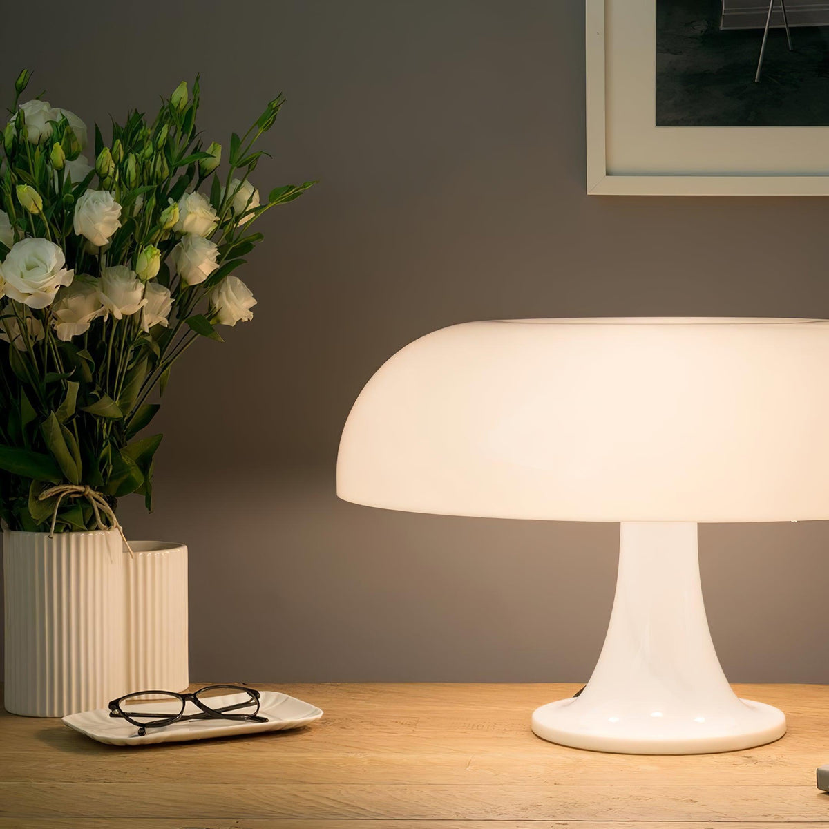 Orelielia zabawna retro lampa stołowa