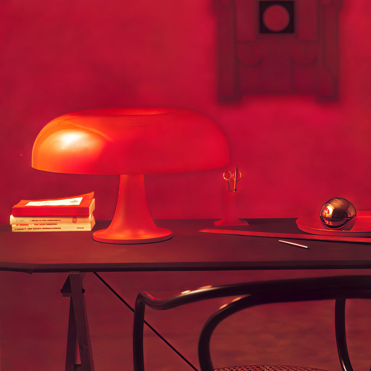 Orelielia zabawna retro lampa stołowa