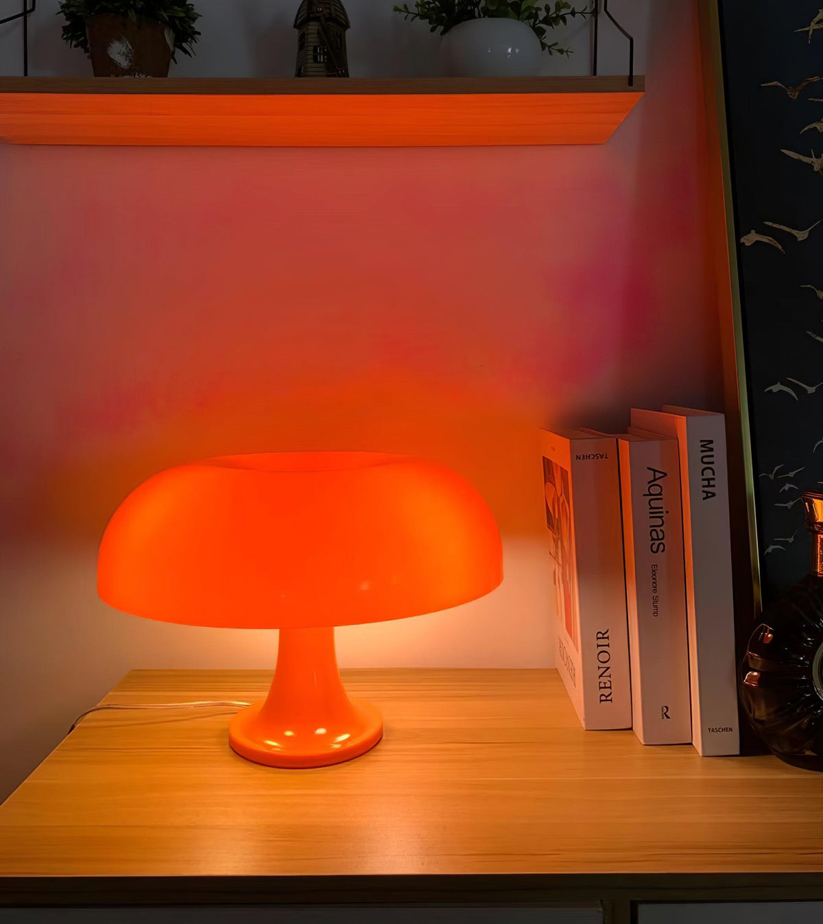 Orelielia zabawna retro lampa stołowa