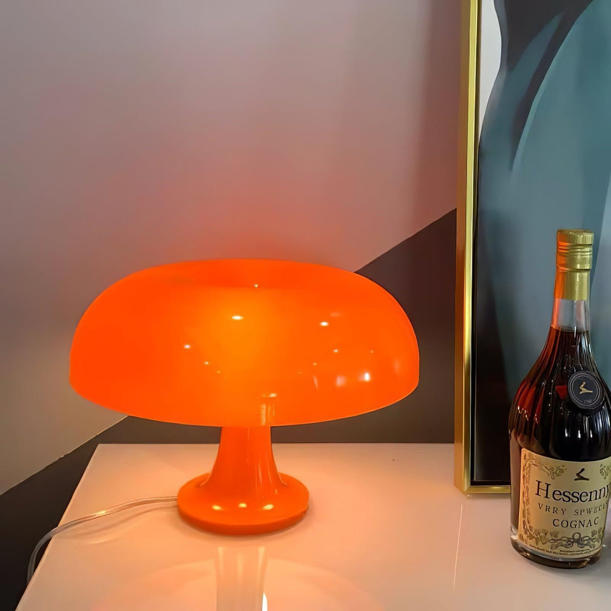 Orelielia zabawna retro lampa stołowa