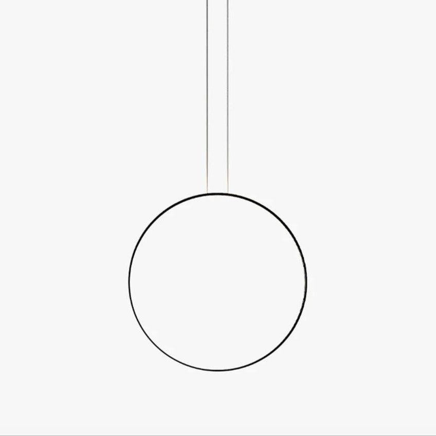 Ryker minimalistyczna lampa wisząca w kształcie koła