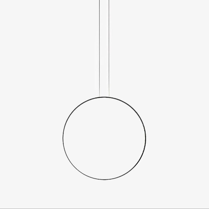 Ryker minimalistyczna lampa wisząca w kształcie koła