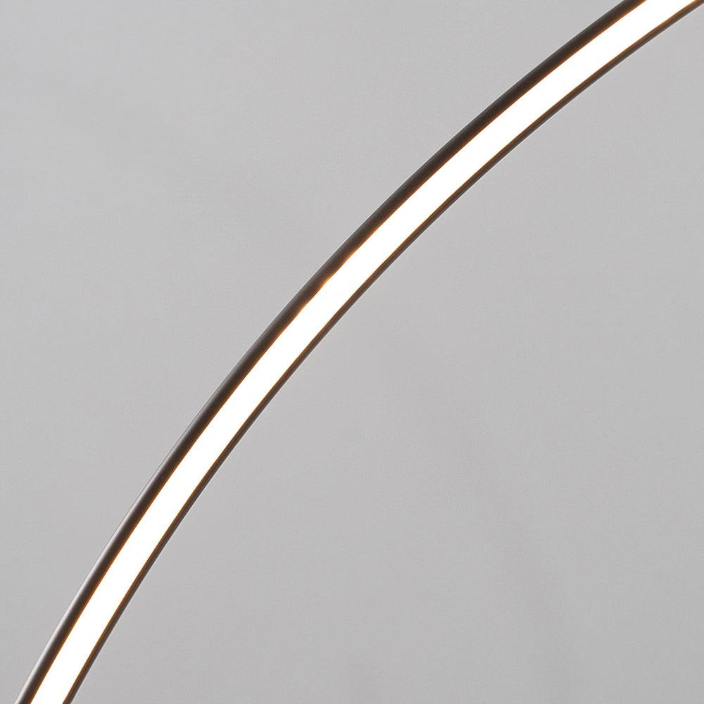 Ryker minimalistyczna lampa wisząca w kształcie koła