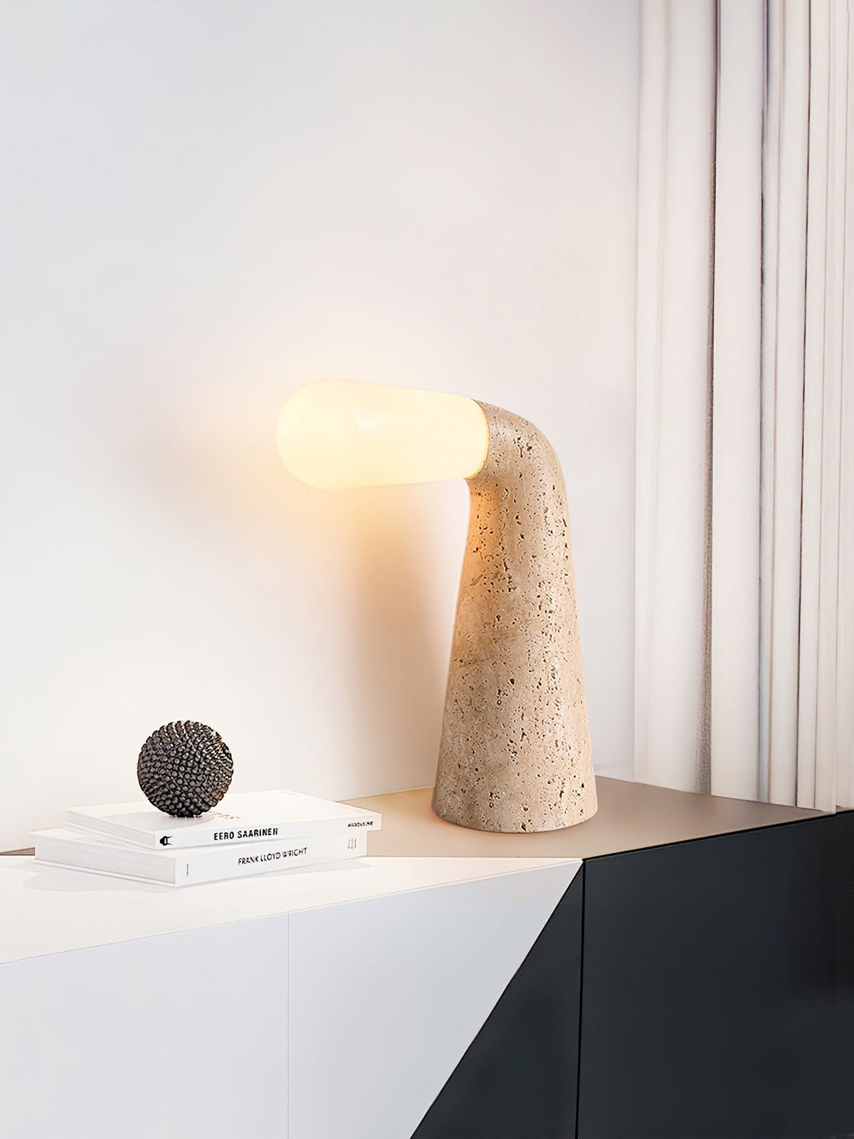 Lampa stołowa Noreette Travertine