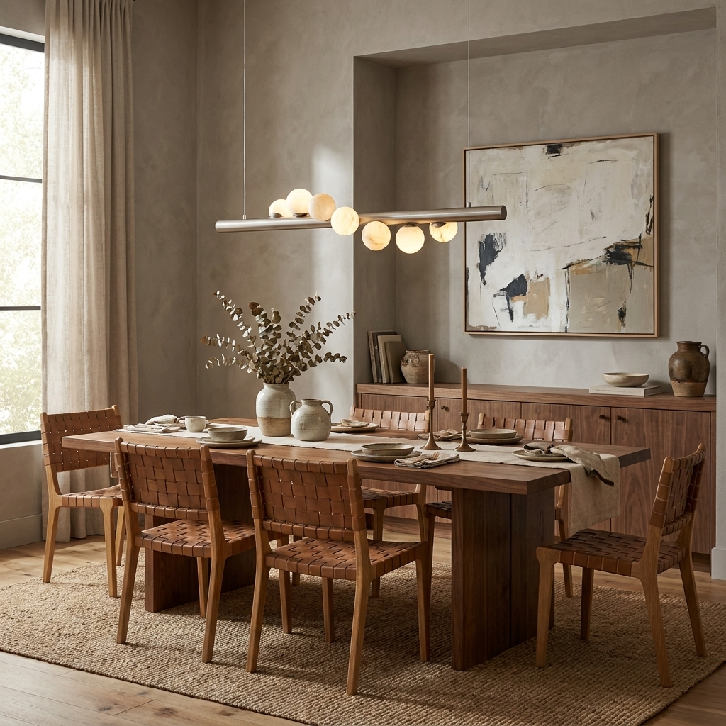 Isenford Lampa Wisząca Listwowa Z Alabastru