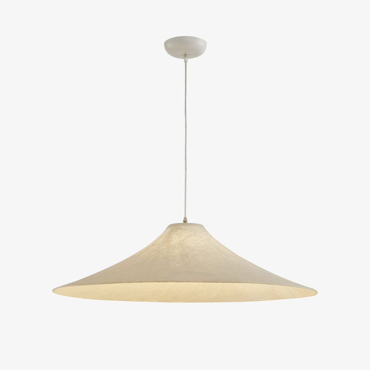 Abbotswell nowoczesna minimalistyczna lampa wisząca ze szkła naturalnego