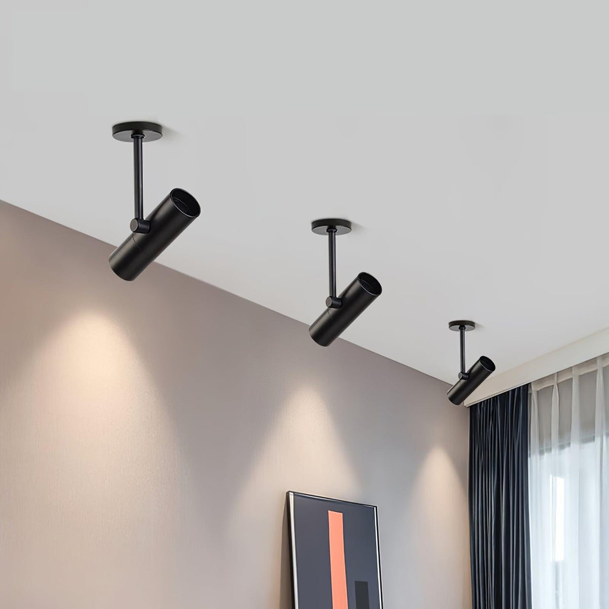 Divi sufitowa lampa wisząca cylindryczna przemysłowa do loftu i studyjka