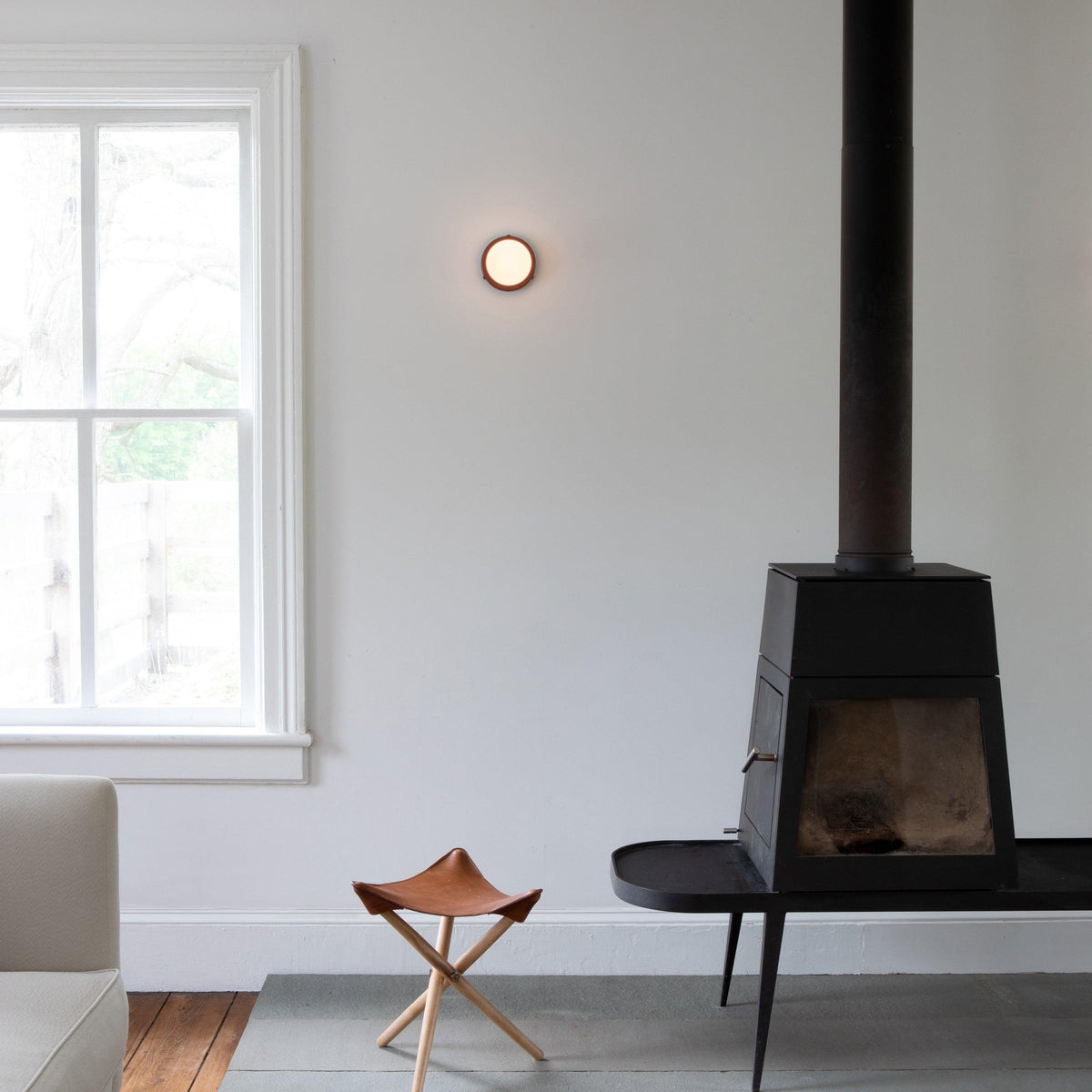 Celarella nowoczesna minimalistyczna kinkietowa lampa sufitowa ze szkła