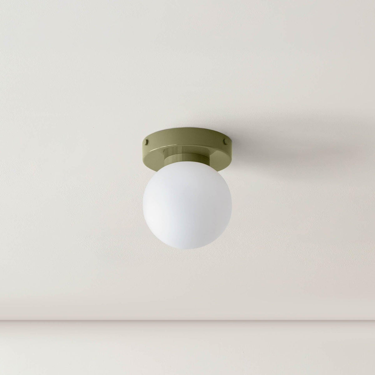 Celarella nowoczesna minimalistyczna kinkietowa lampa sufitowa ze szkła