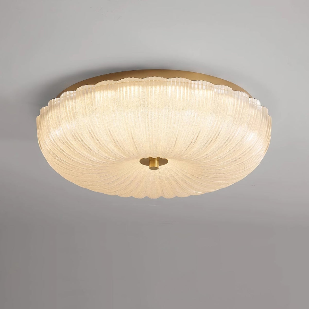 Halo lampa sufitowa Ripple ze szkła