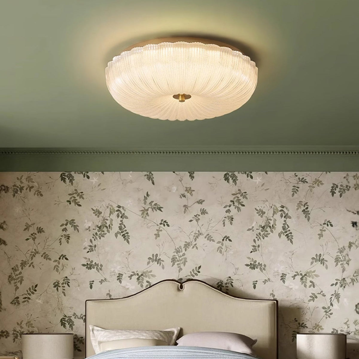 Halo lampa sufitowa Ripple ze szkła