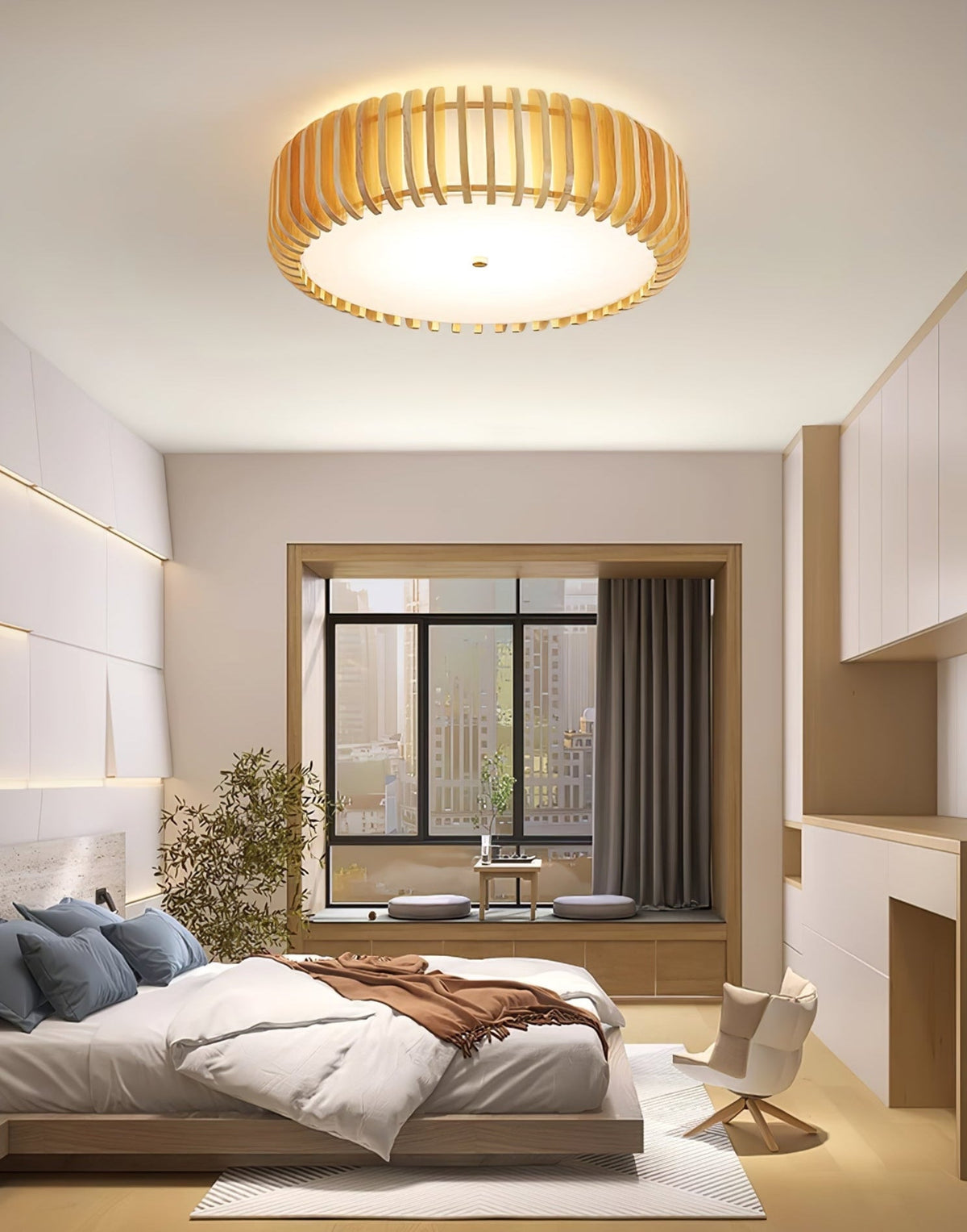 Vezorus Premium Elegance lampa sufitowa z drewna