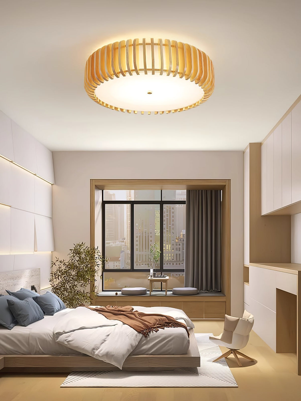 Vezorus Premium Elegance lampa sufitowa z drewna