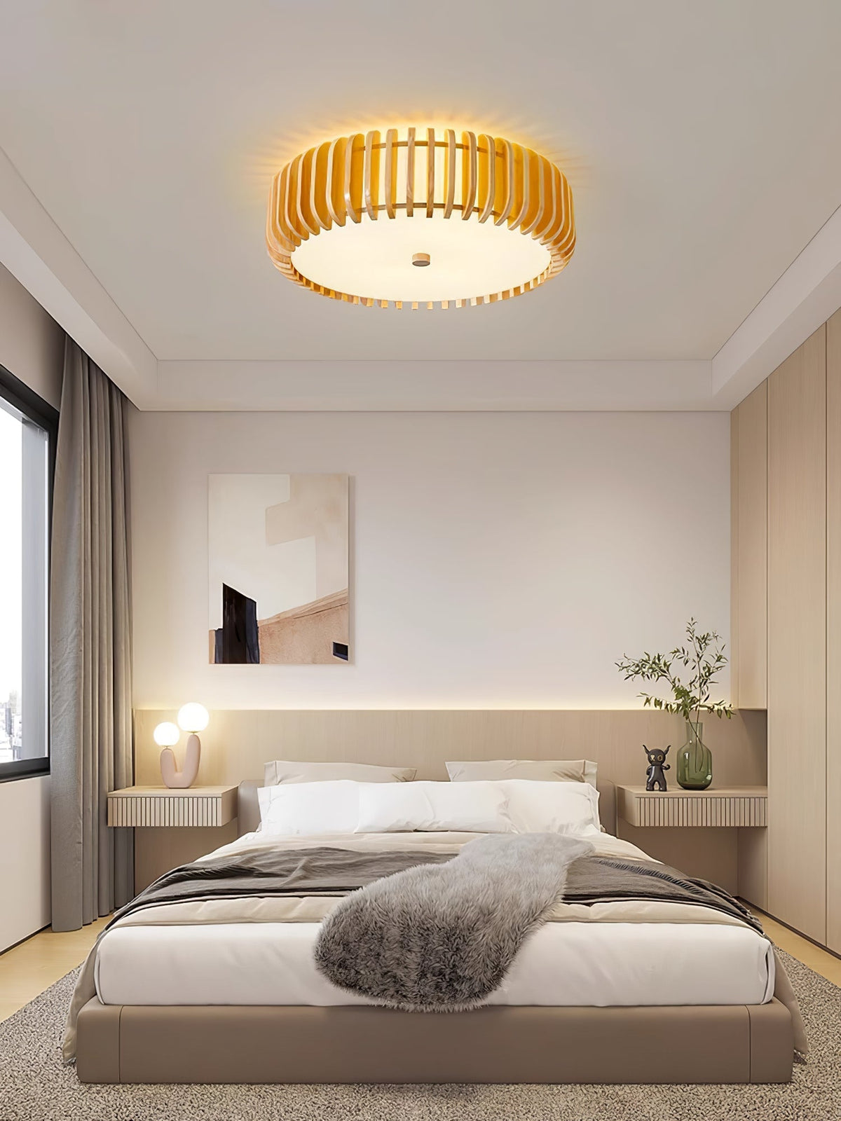 Vezorus Premium Elegance lampa sufitowa z drewna