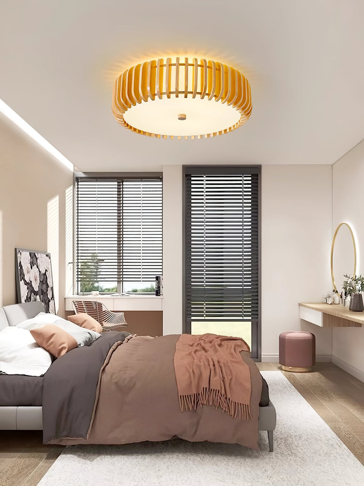 Vezorus Premium Elegance lampa sufitowa z drewna