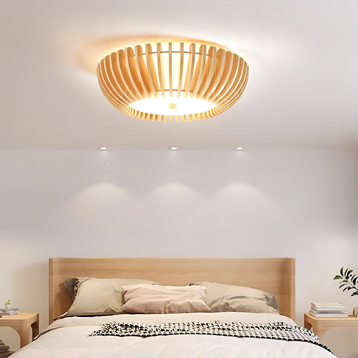 Vezorus Premium Elegance lampa sufitowa z drewna