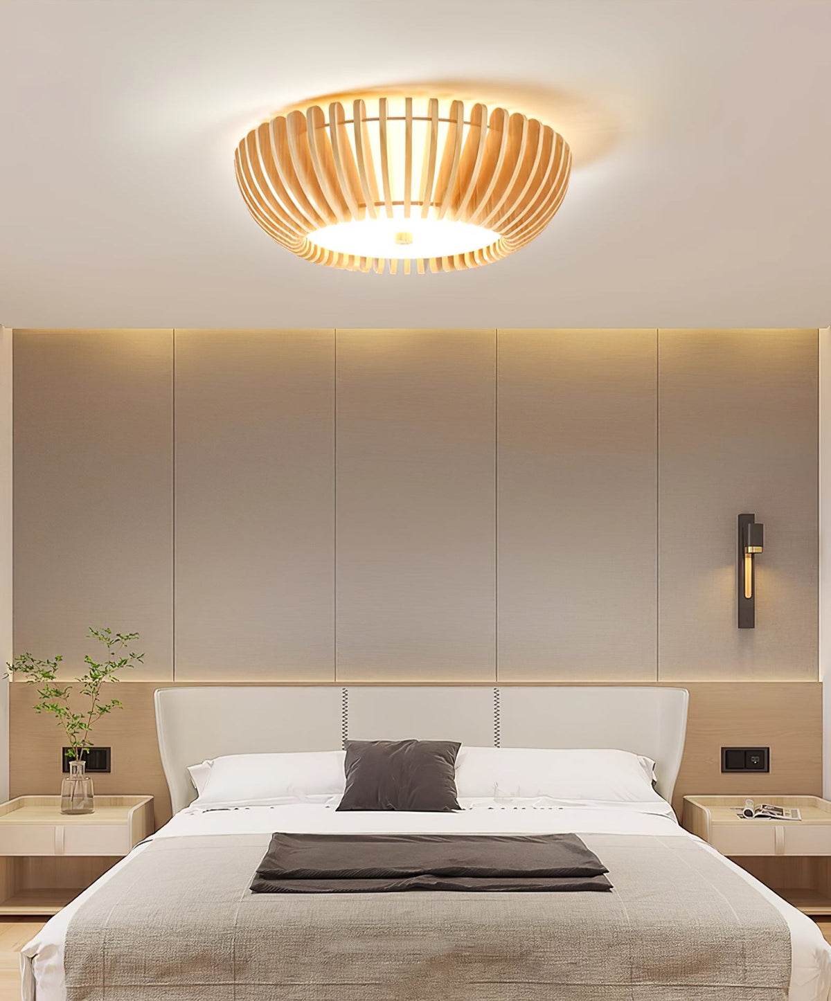 Vezorus Premium Elegance lampa sufitowa z drewna
