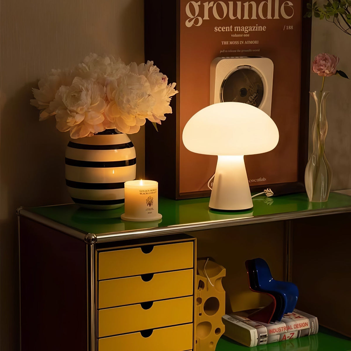 Ombra żyrandol ze szkła Ombra Whimsical lampa stołowa