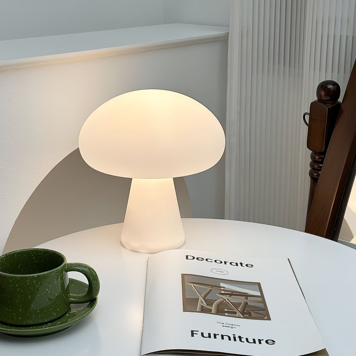 Ombra żyrandol ze szkła Ombra Whimsical lampa stołowa