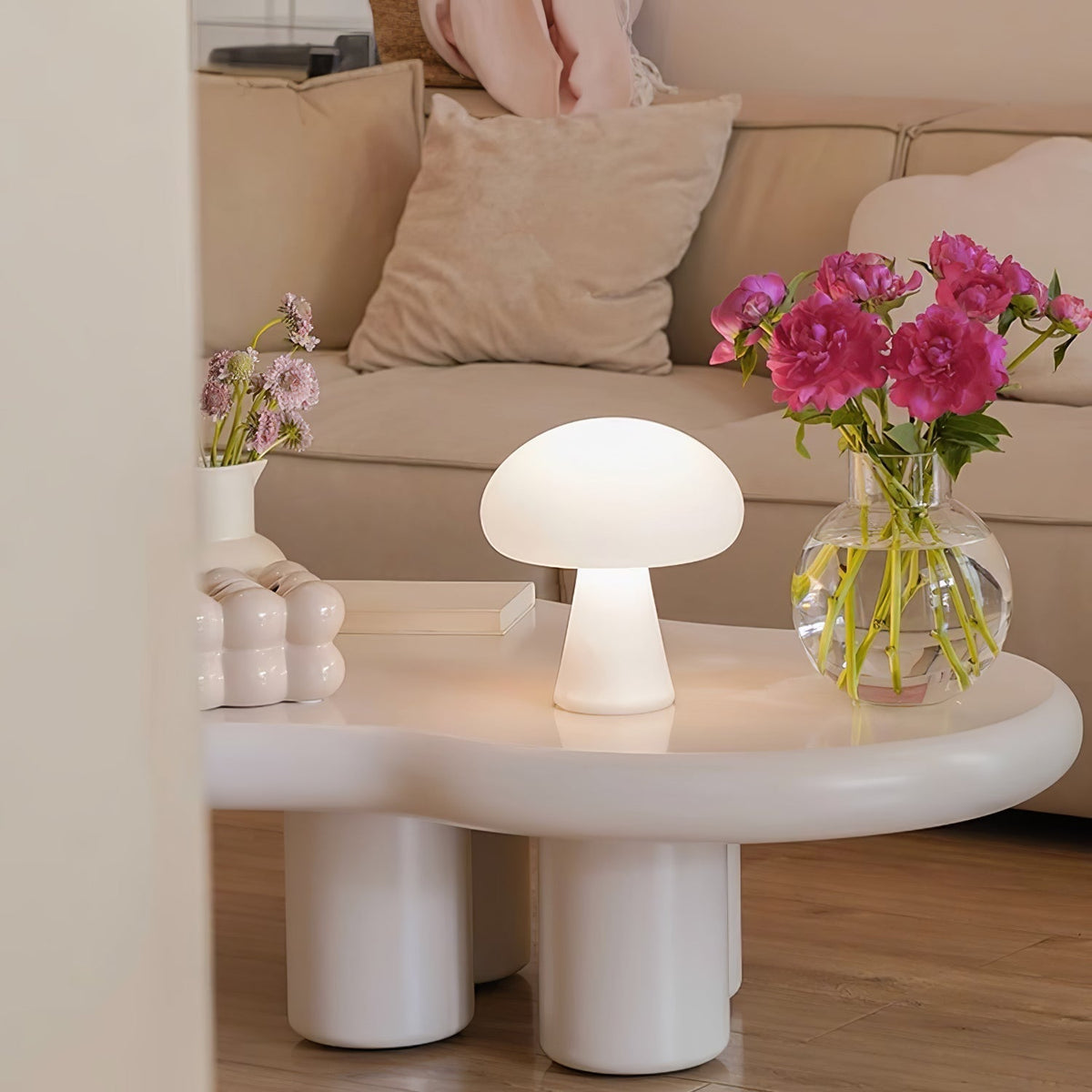 Ombra żyrandol ze szkła Ombra Whimsical lampa stołowa