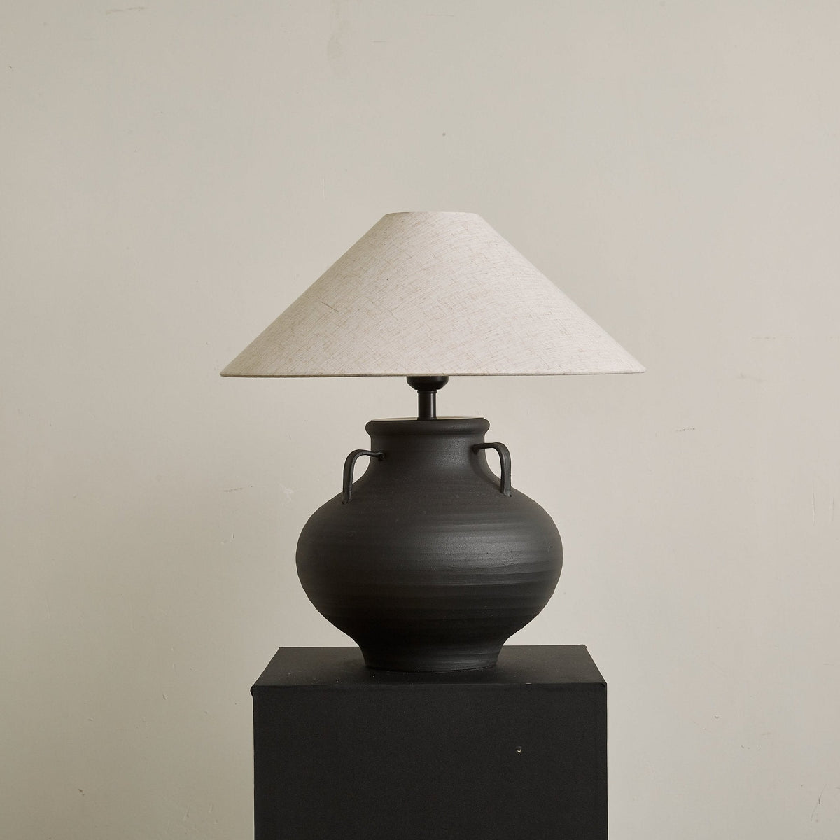 Lampa stołowa Clay Rustic Cone Jar