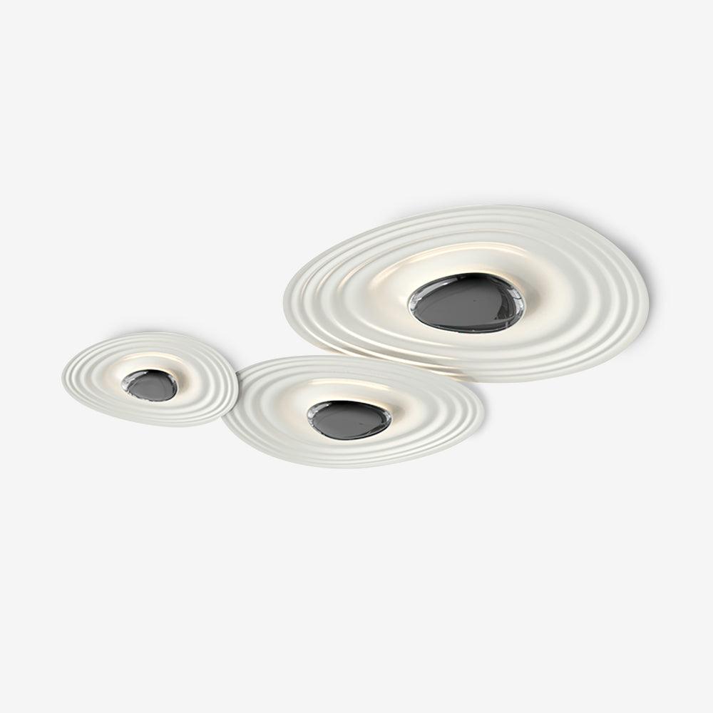 Idra lampa sufitowa Ripple Ring nowoczesna rzeźbiarska