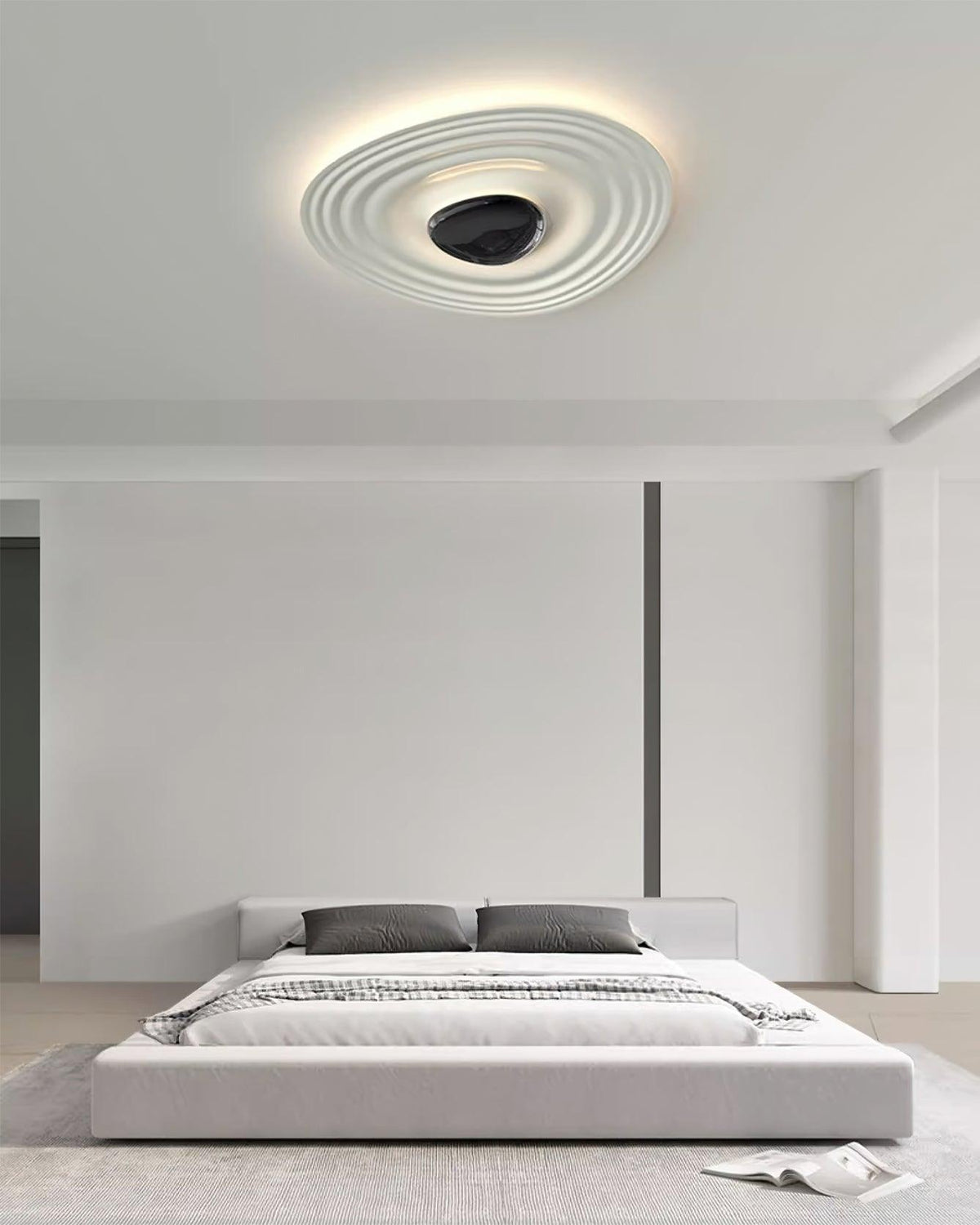 Idra lampa sufitowa Ripple Ring nowoczesna rzeźbiarska