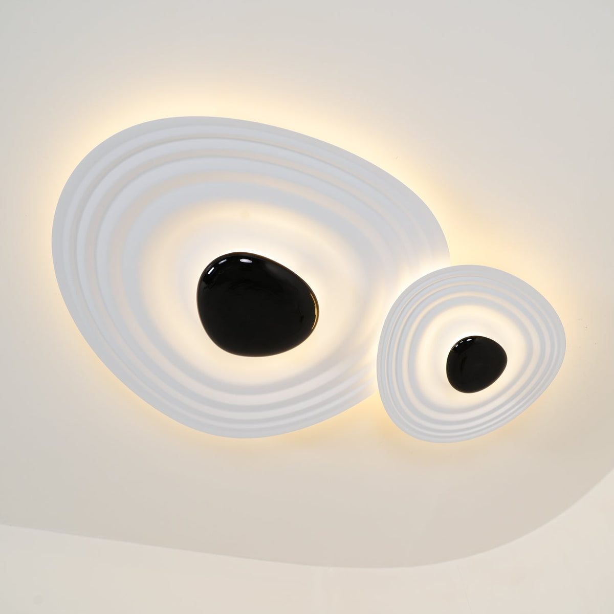 Idra lampa sufitowa Ripple Ring nowoczesna rzeźbiarska