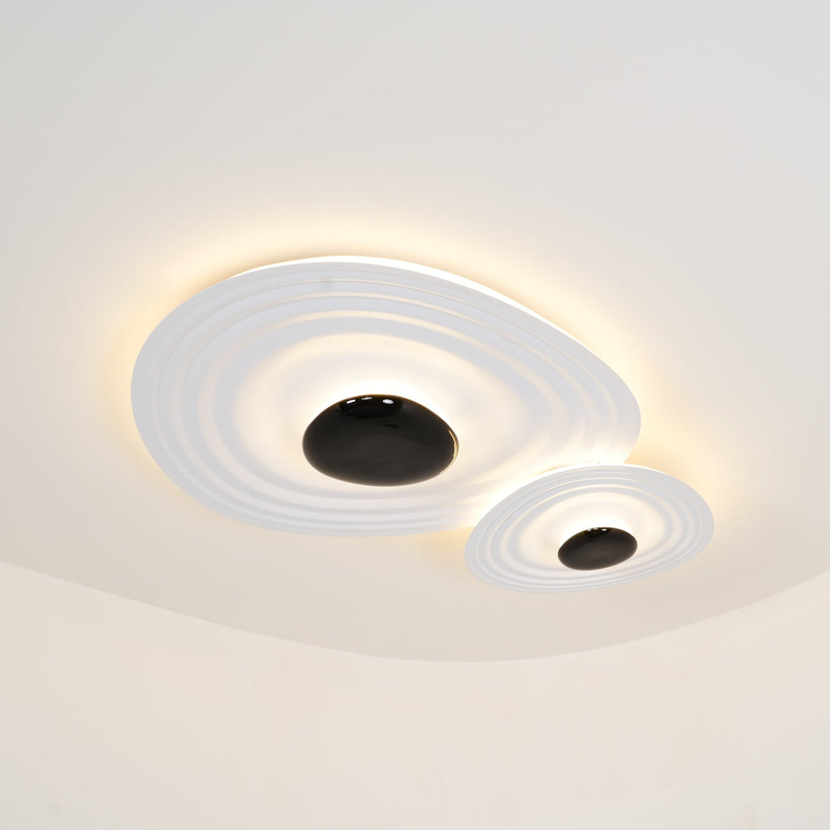 Idra lampa sufitowa Ripple Ring nowoczesna rzeźbiarska