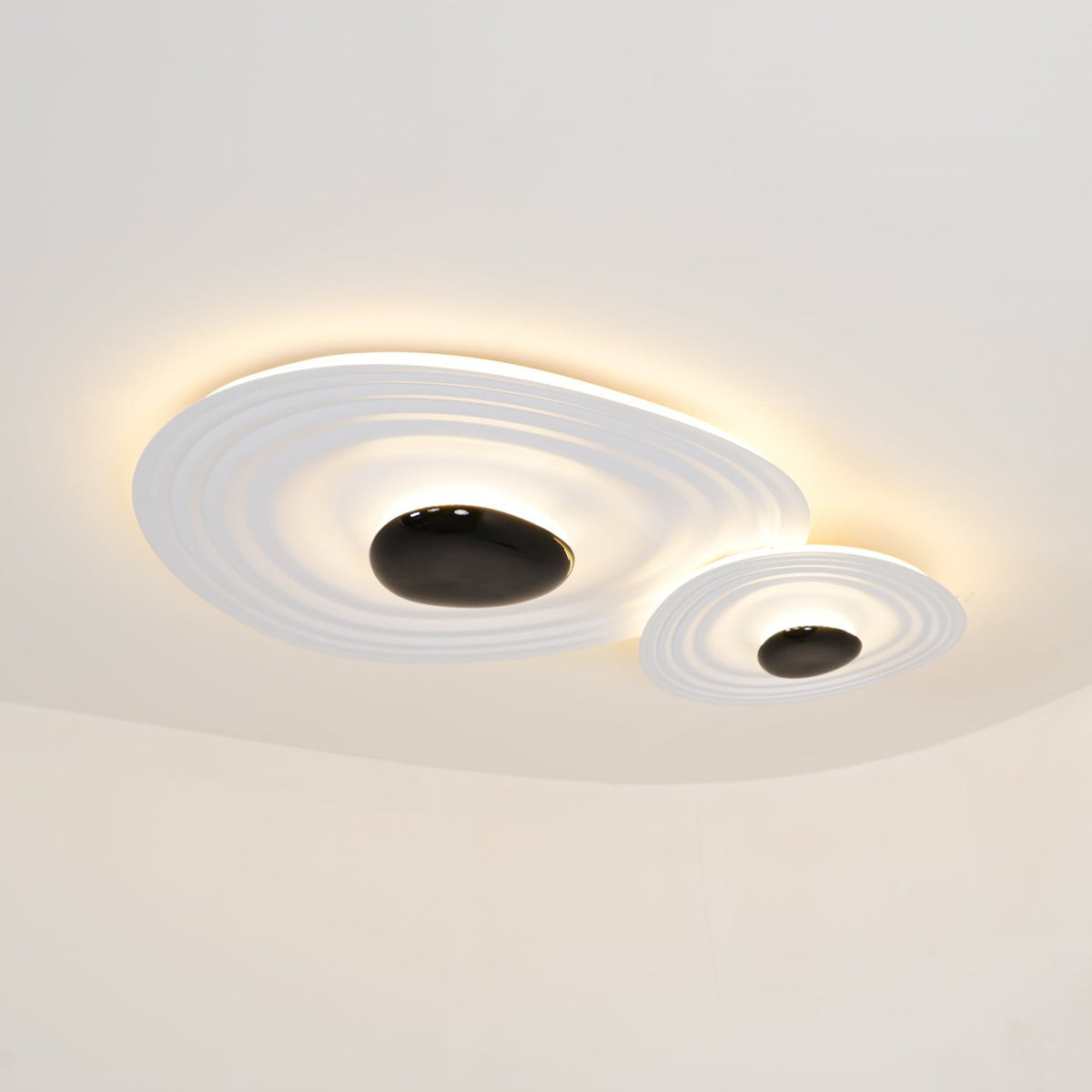 Idra lampa sufitowa Ripple Ring nowoczesna rzeźbiarska