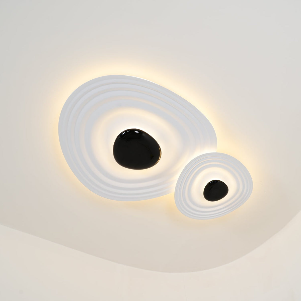 Idra lampa sufitowa Ripple Ring nowoczesna rzeźbiarska