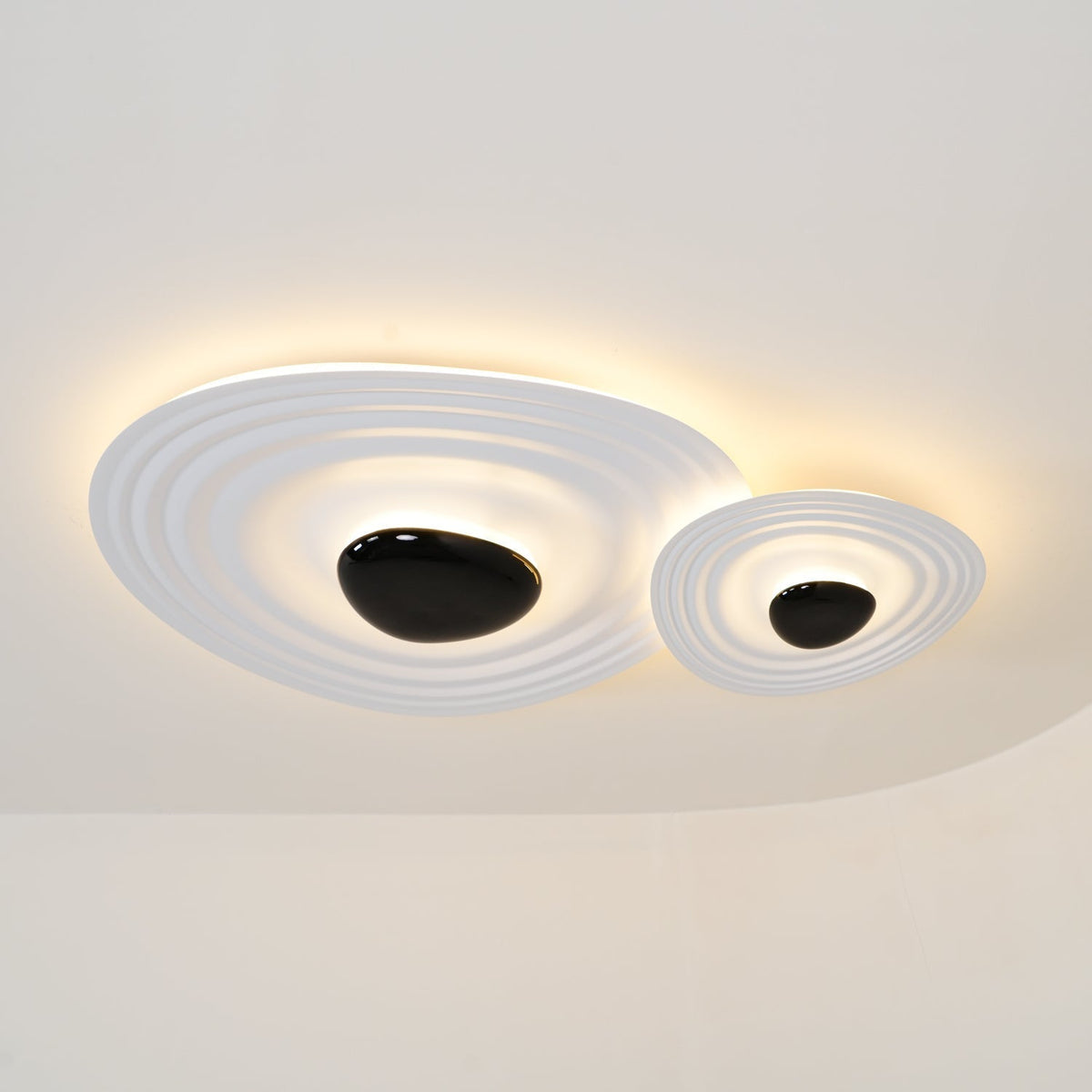 Idra lampa sufitowa Ripple Ring nowoczesna rzeźbiarska