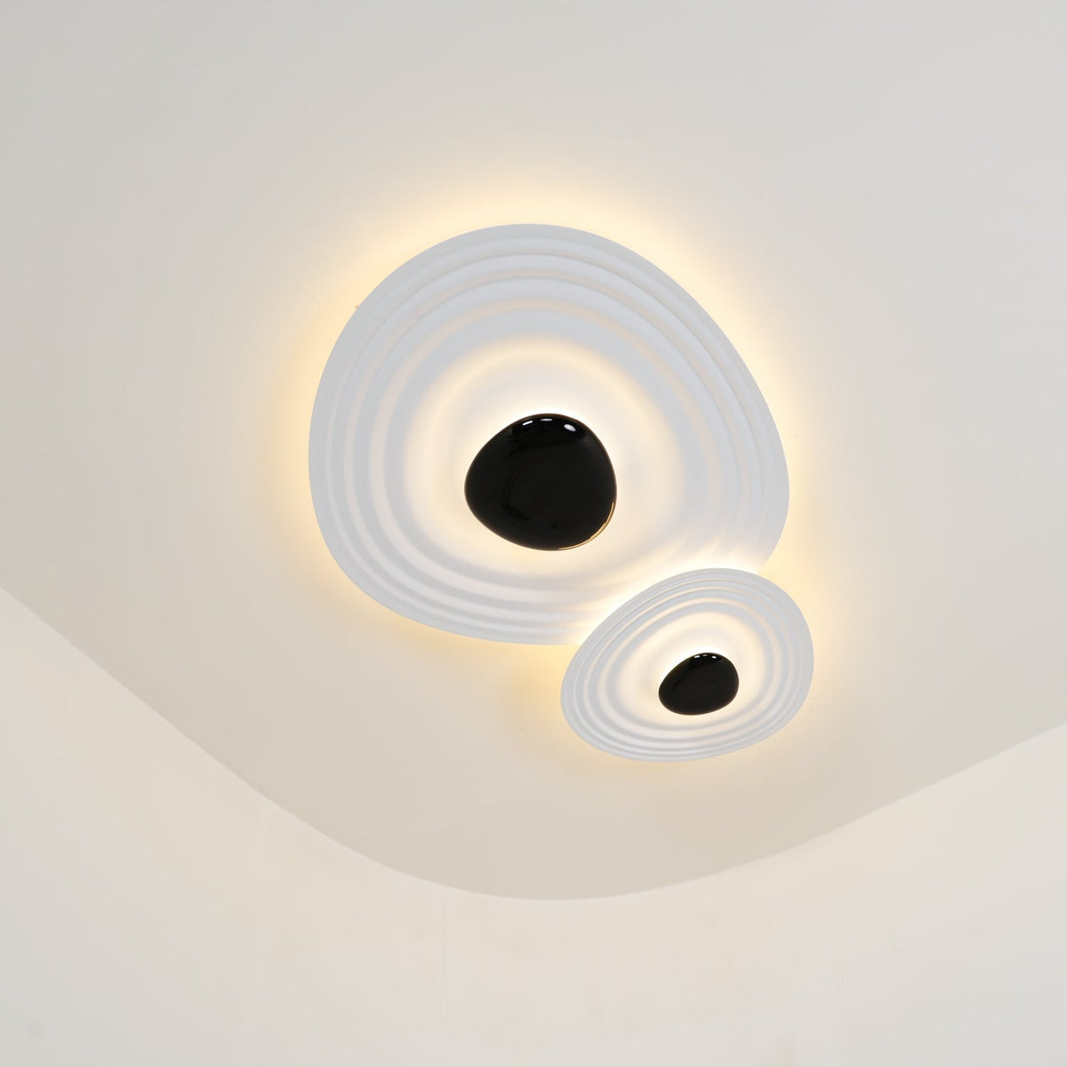 Idra lampa sufitowa Ripple Ring nowoczesna rzeźbiarska