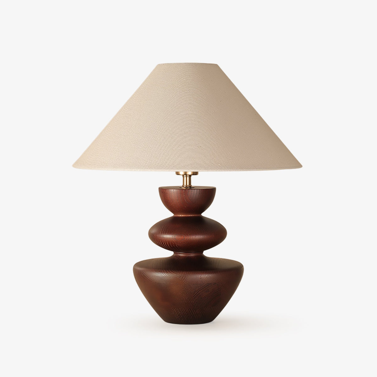Joanne drewniana lampa stołowa vintage