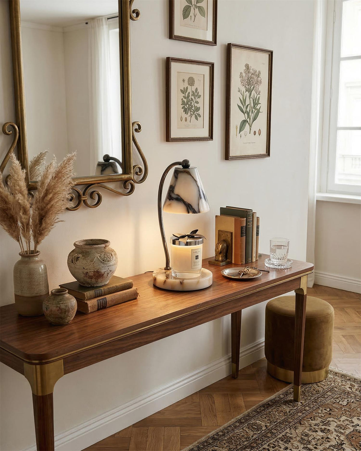 Renael lampka stołowa z grzałką na świeczki