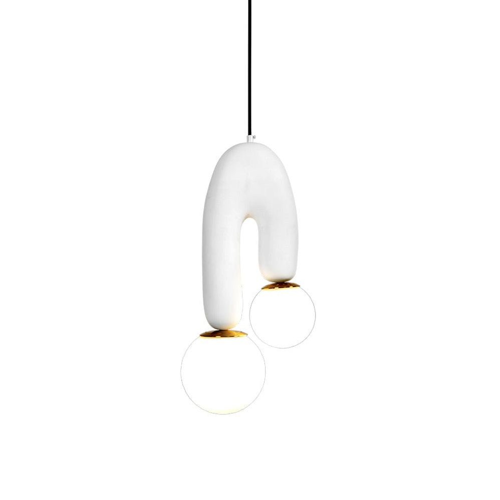Zenithra lampa wisząca ze szkła w stylu skandynawskim