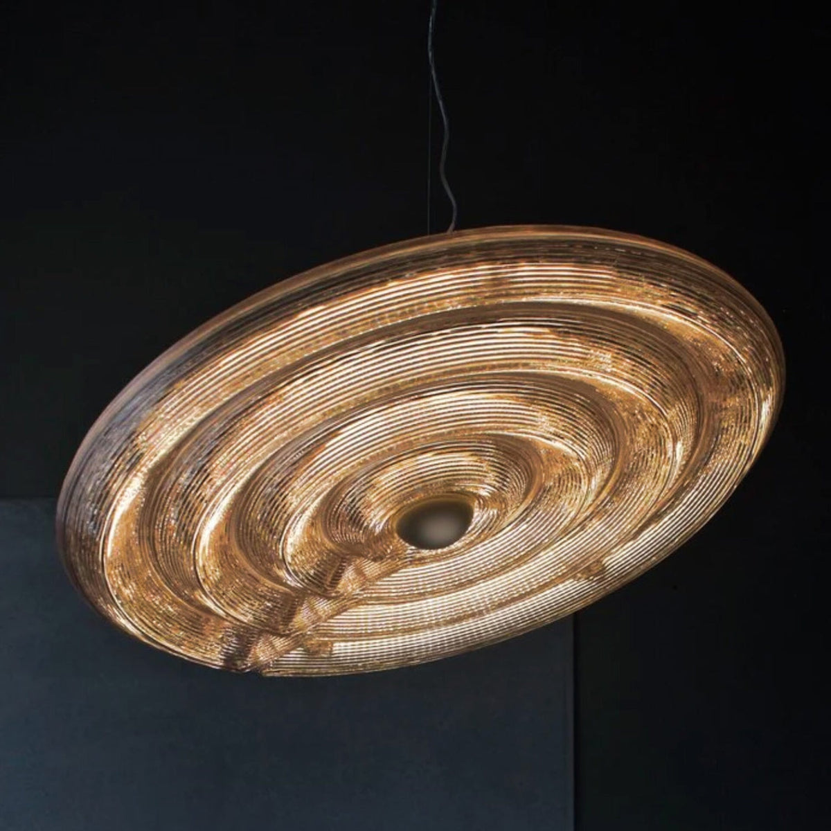 Ocrf lampa wisząca Ripple ze szkła