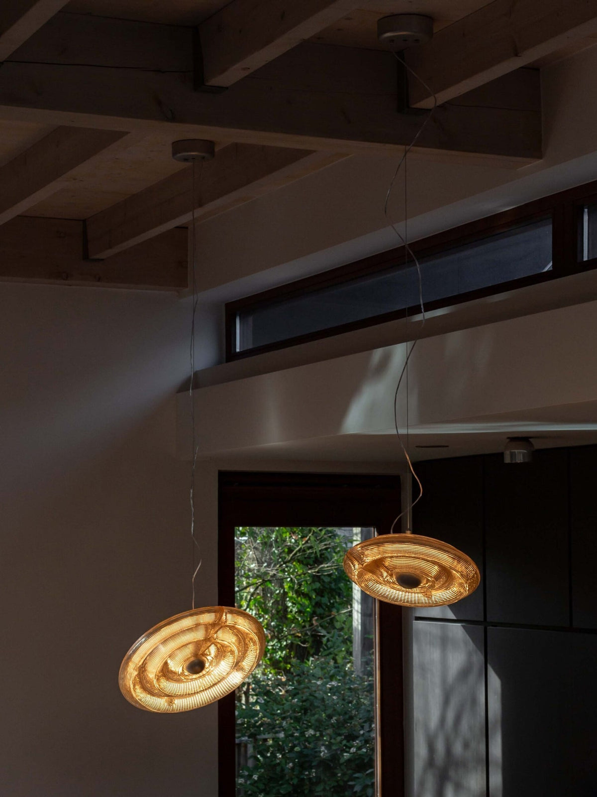 Ocrf lampa wisząca Ripple ze szkła