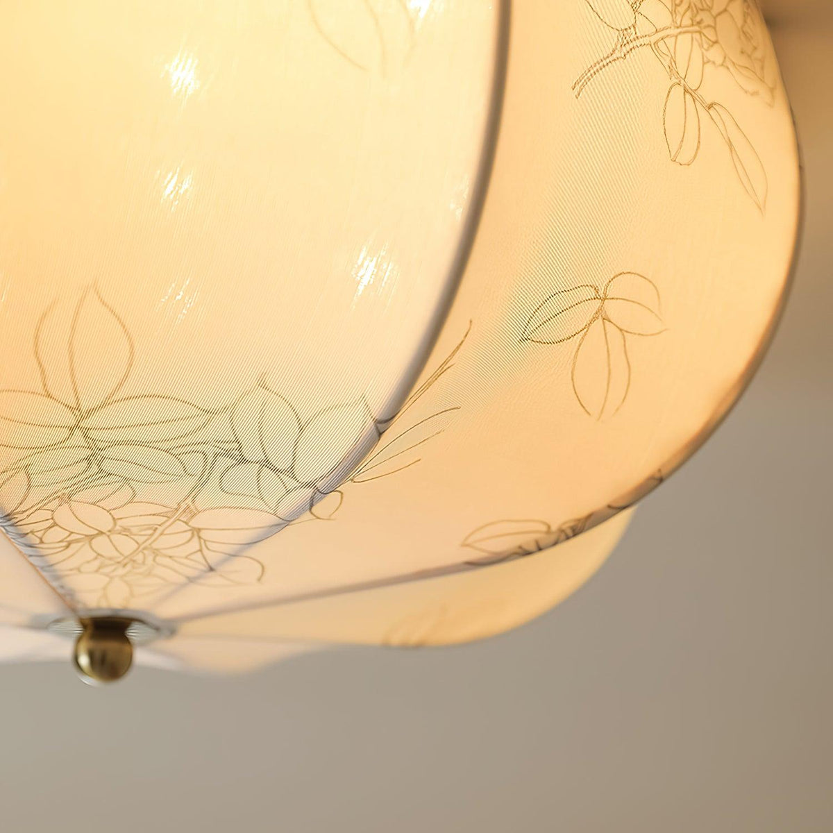 Ryls Premium nordycka lampa sufitowa ze szkła i płótna