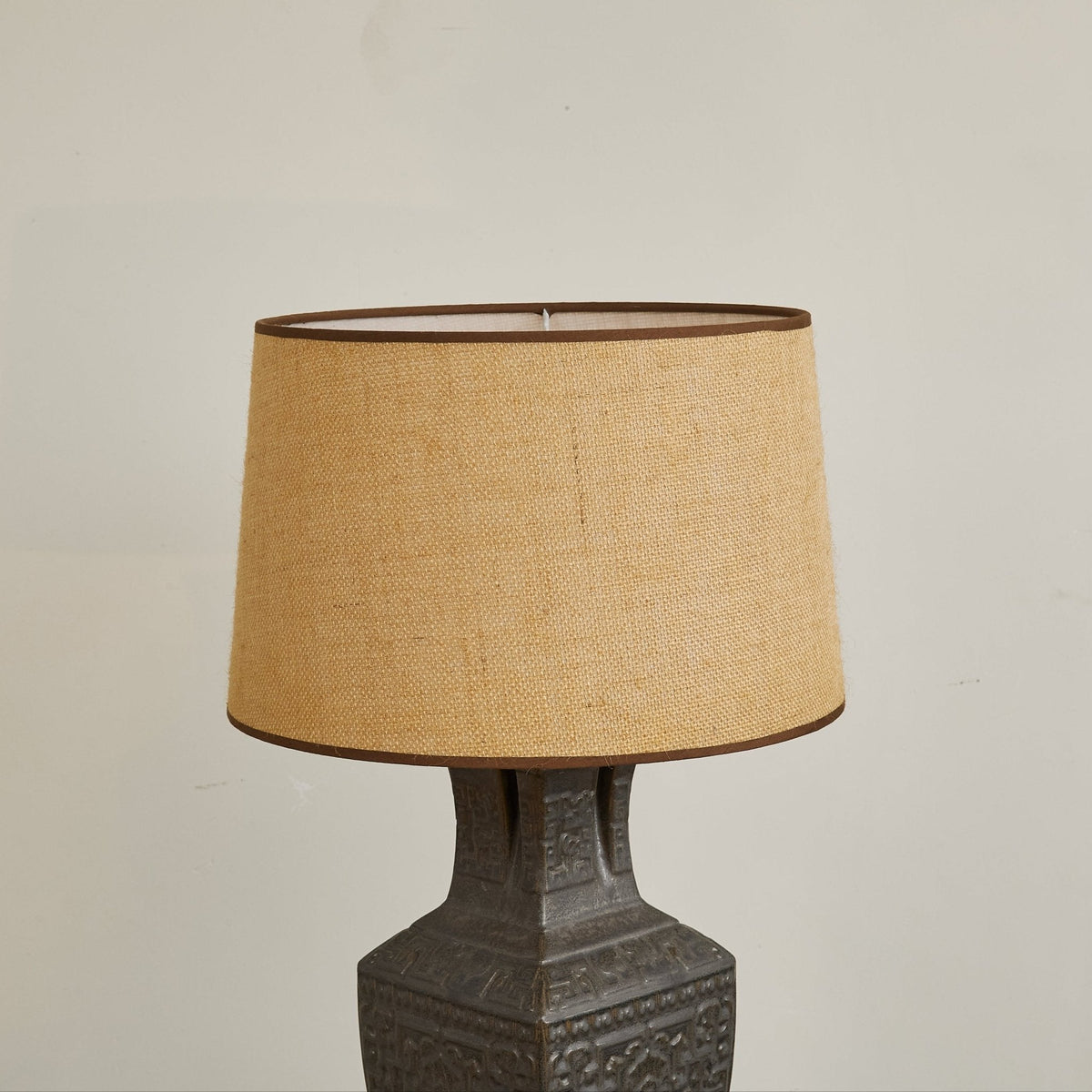 Echo lampka stołowa vintage z płótna