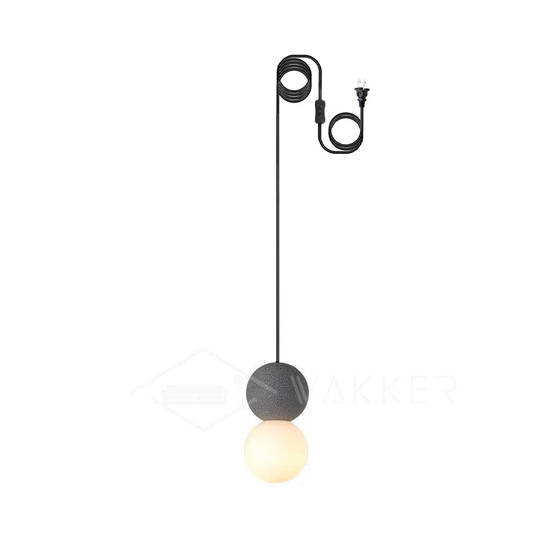 Lumorette nowoczesna lampa wisząca z cementu