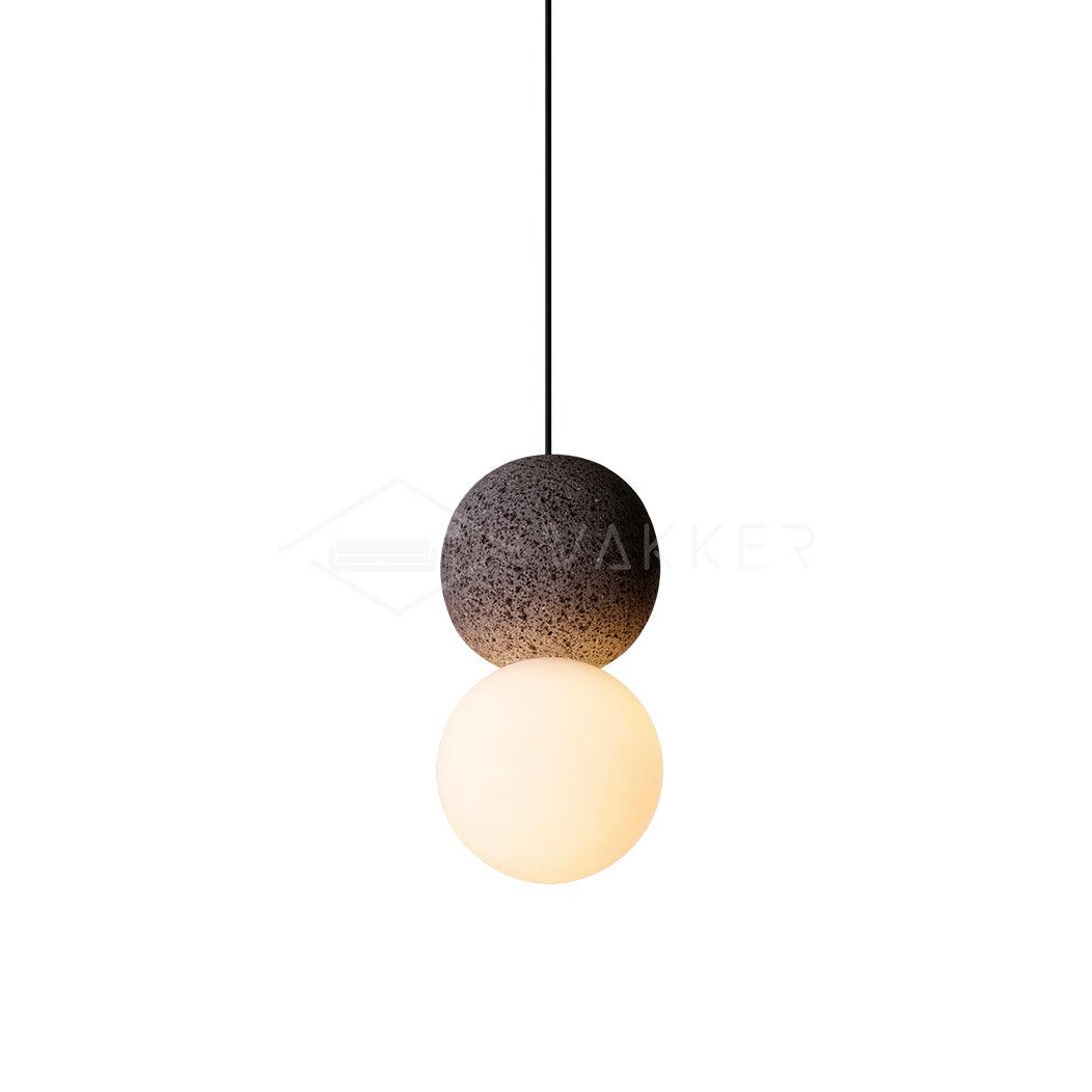 Lumorette nowoczesna lampa wisząca z cementu