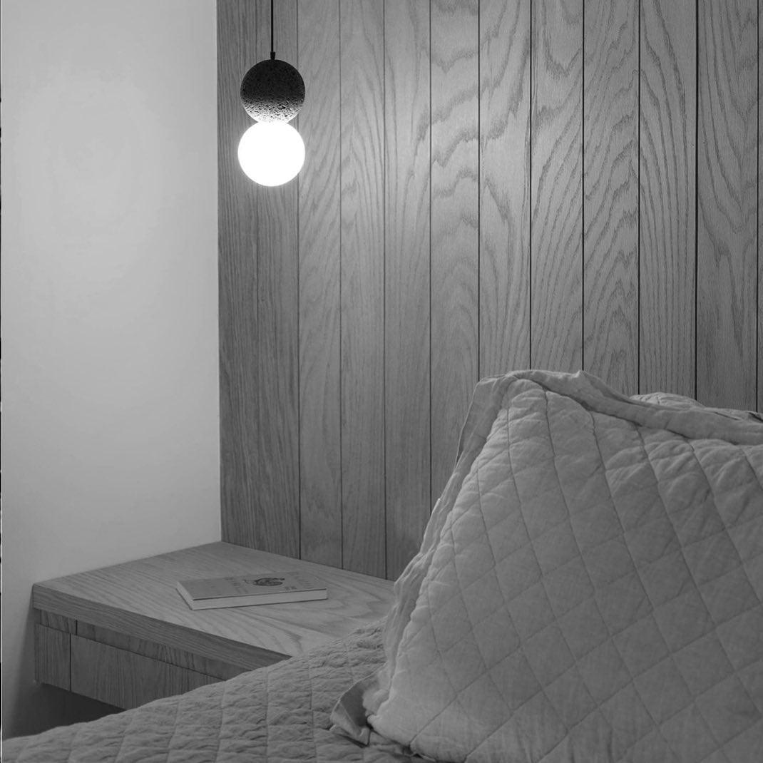 Lumorette nowoczesna lampa wisząca z cementu