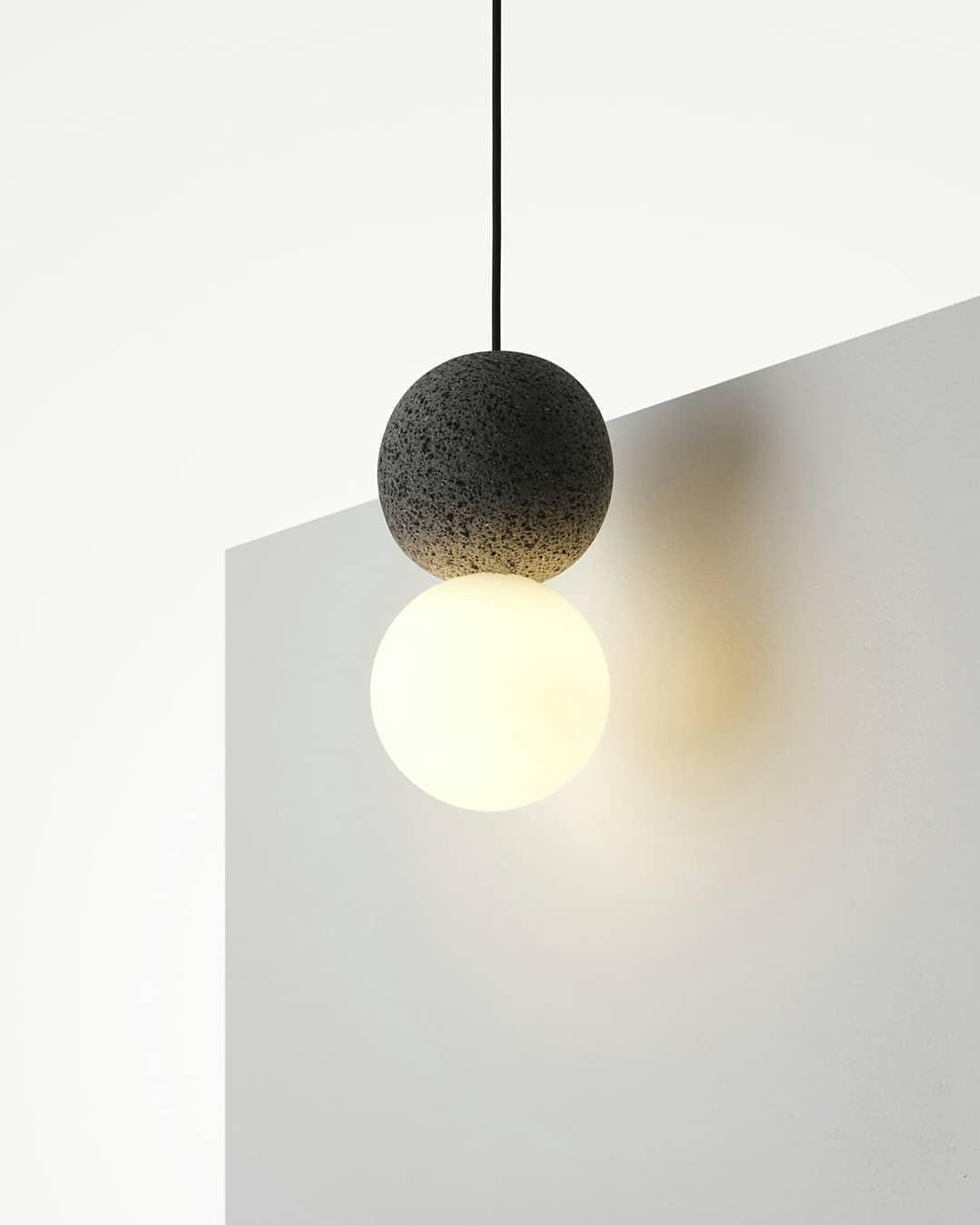 Lumorette nowoczesna lampa wisząca z cementu